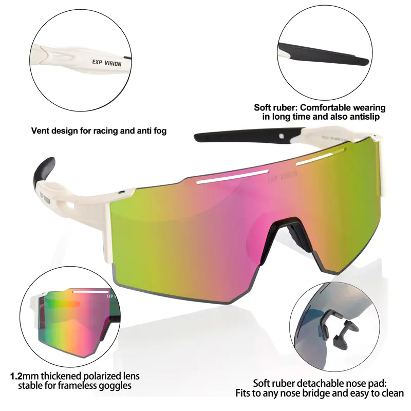 Frameless Cycling Glasses
