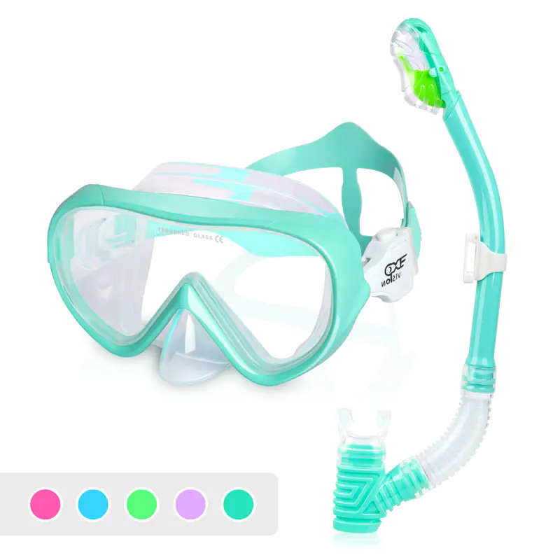 Snorkelen set met duikvinnen voor kinderen